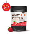 100 whey protein Protein Powder Elite 100% Nitro Technology 100% Whey Protein Bag Strawberry Flavor